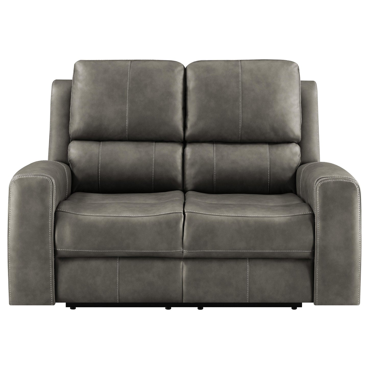 Brickston Triple Power Reclining Loveseat Charcoal