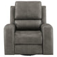 Brickston Triple Power Swivel Glider Recliner Charcoal