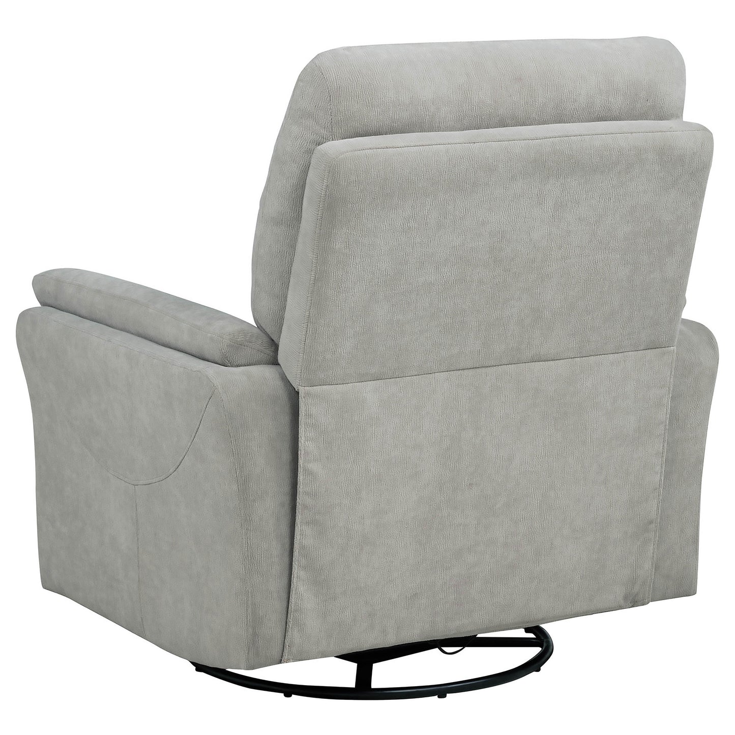 Adler Upholstered Power Swivel Glider Recliner Ivory