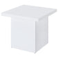 Devar 3-piece Square Coffee End Table Set White High Gloss