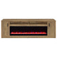 Eddy 79-inch 2-door TV Stand Fireplace Media Console Mango