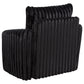 Sarco Corduroy Upholstered Swivel Accent Arm Chair Black