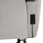 Sylmar Chenille Upholstered Power Recliner Dove Grey