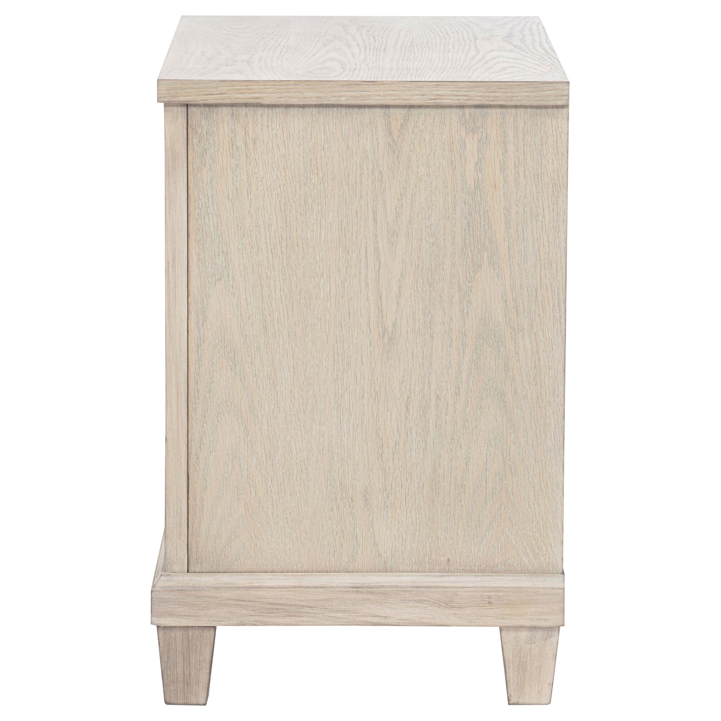 Pembroke 2-drawer Nightstand Bedside Table Washed Oak