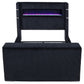 Tisdall Eastern King Flame Visualizer Wingback TV Bed Black