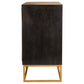 Zara 2-door 40-inch Wood Accent Storage Cabinet Black Walnut