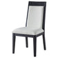 Brookmead Dining Side Chair Ivory and Black (Set of 2)