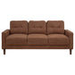 Bowen II Fabric Upholstered Track Arm Sofa Rust