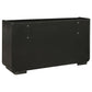 Leandro 5-piece Eastern King Bedroom Set Burnished Black