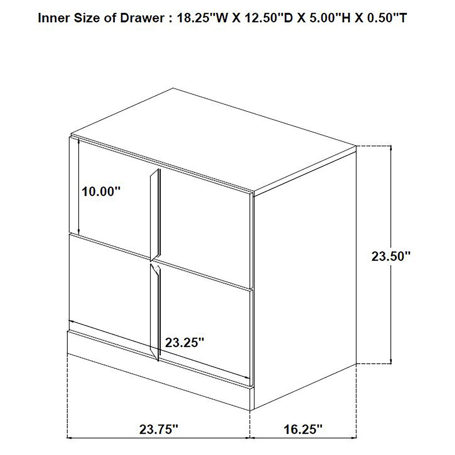 Ines 5-piece Queen Bedroom Set Grey and White High Gloss
