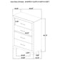 Arielle 5-piece Eastern King Bedroom Set Light Oak