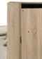 Arielle 4-piece Queen Bedroom Set Light Oak