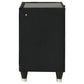Lorient 2-drawer LED Nightstand with USB Black