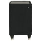 Lorient 2-drawer LED Nightstand with USB Black
