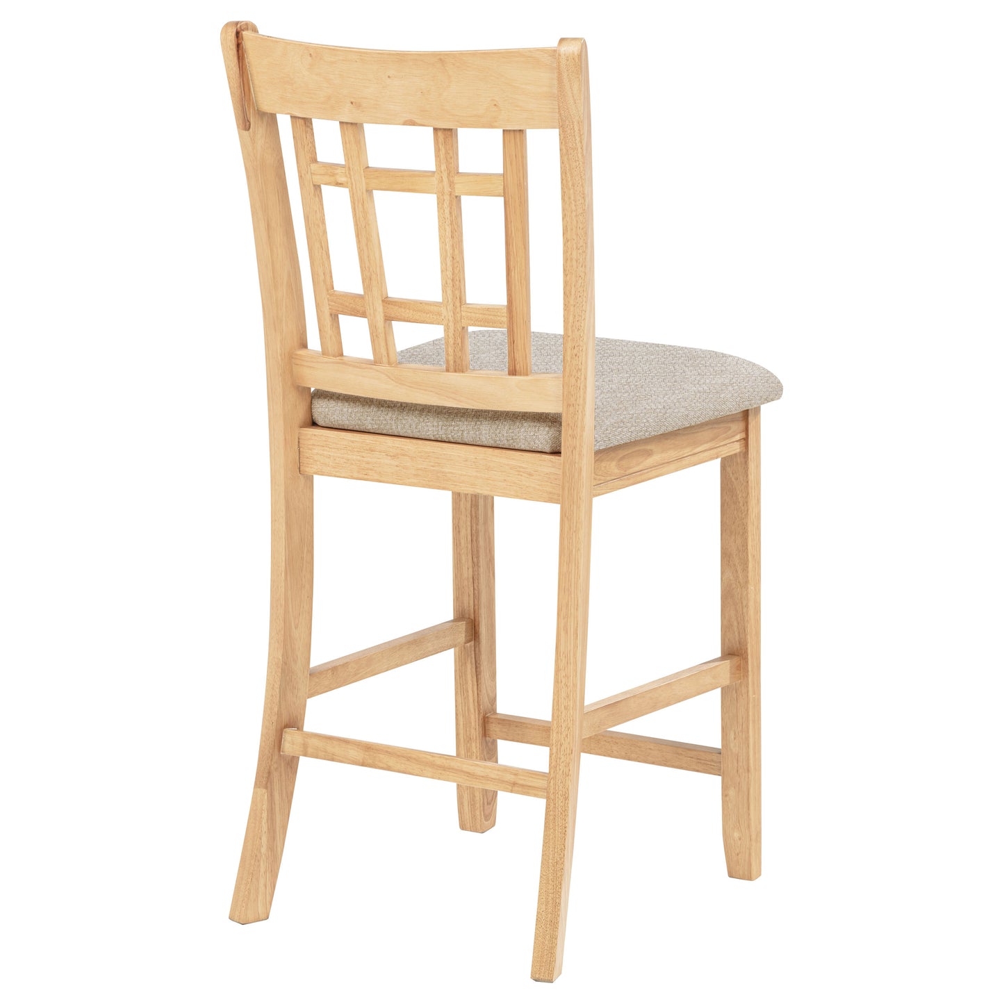 Lavon Wood Counter Height Dining Chair Grey and Light Oak (Set of 2)