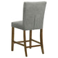 Paxton Upholstered Counter Height Dining Chair Grey (Set of 2)