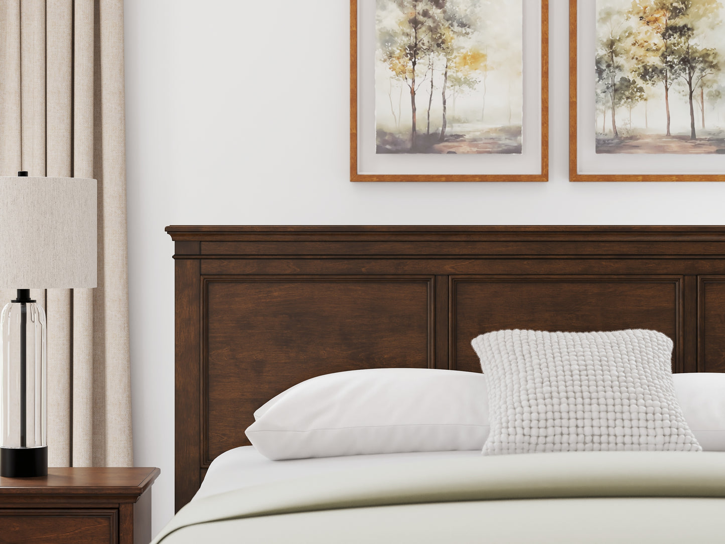 Danabrin California King Panel Storage Bed, Dresser and Mirror