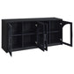 Riva 4-door Dining Sideboard Buffet Storage Credenza Black