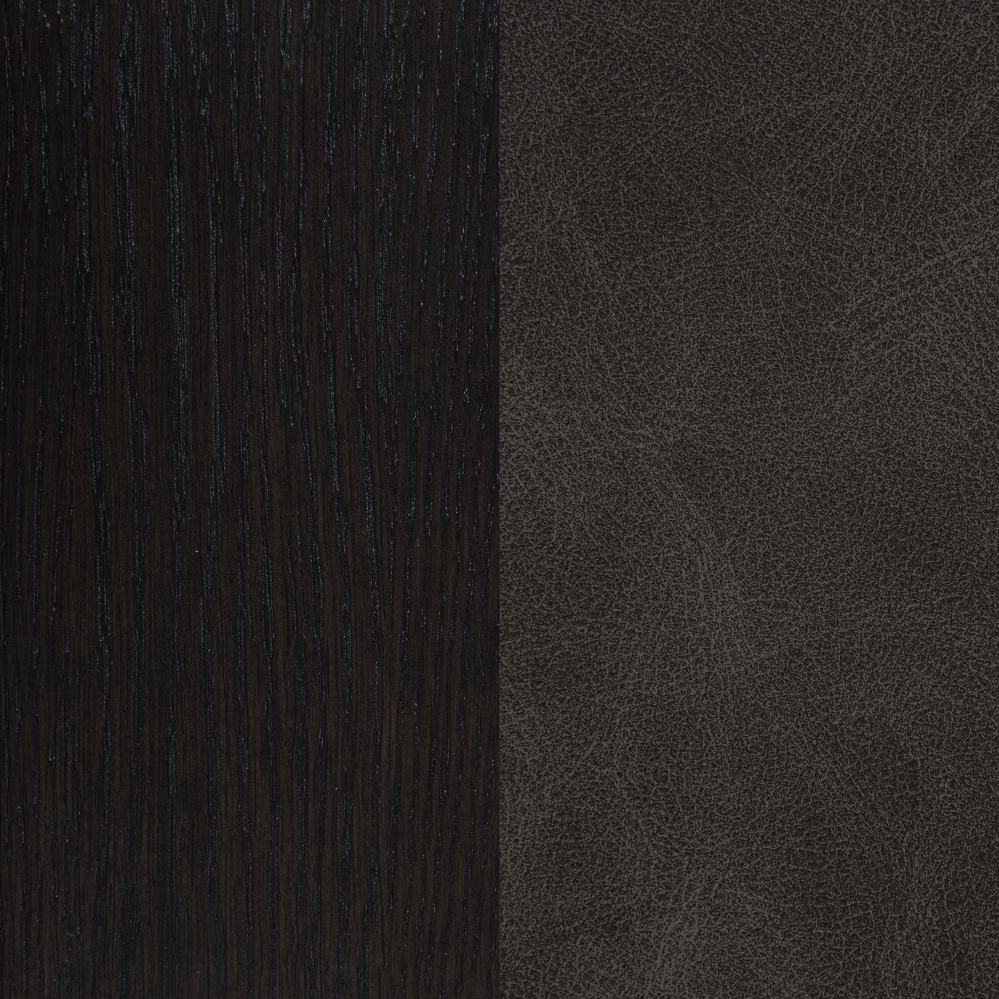 Averill Faux Leather Upholstered Dining Side Chair Dark Grey (Set of 2)