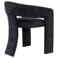 Carlow Upholstered Dining Arm Chair Black (Set of 2)