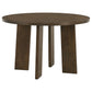 Strouse 5-piece Dining Set Black and Walnut