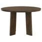 Strouse 5-piece Dining Set Grey and Walnut