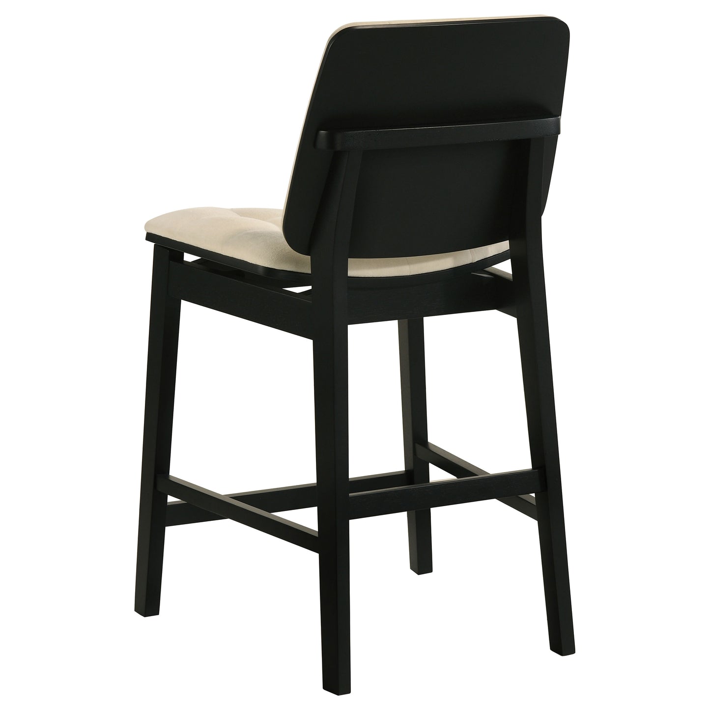 Decker 7-piece 70-inch Rectangular Counter Height Dining Set Cream and Black