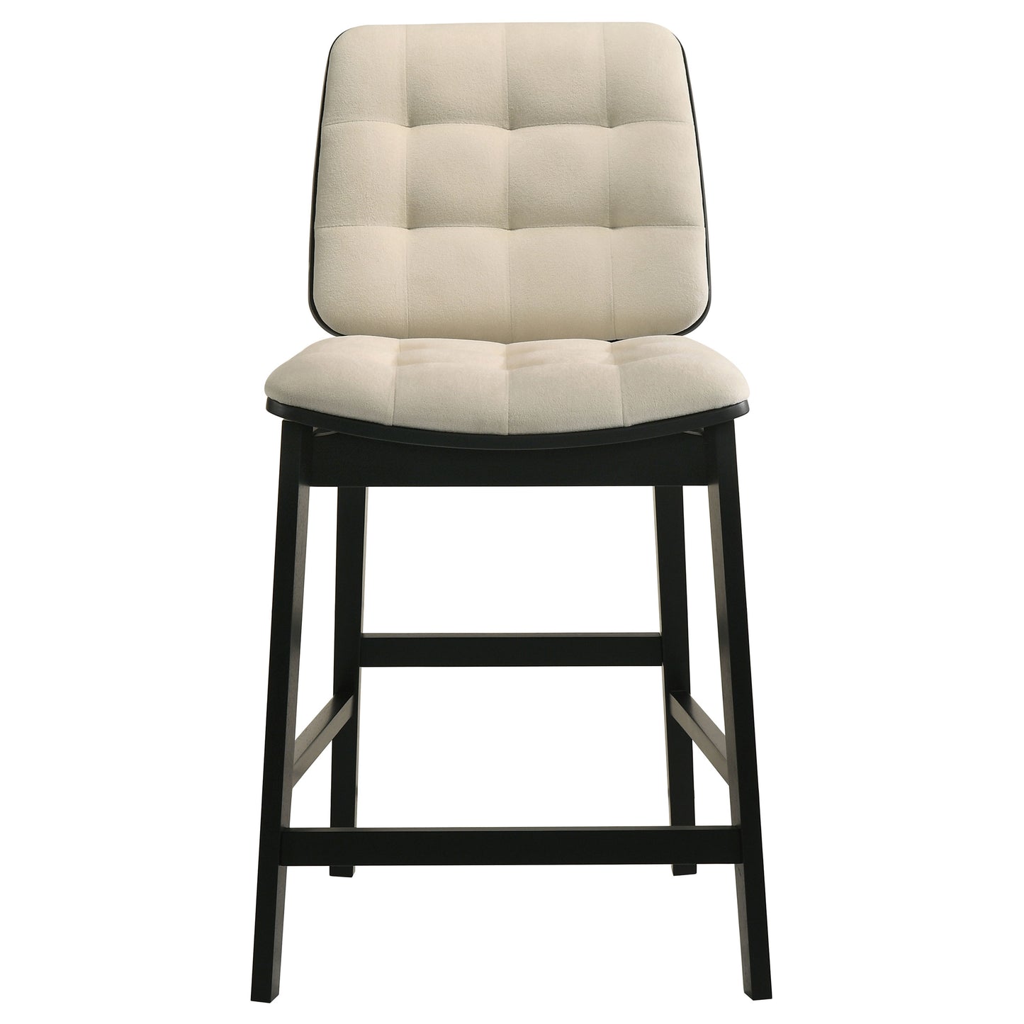 Decker 7-piece 70-inch Rectangular Counter Height Dining Set Cream and Black