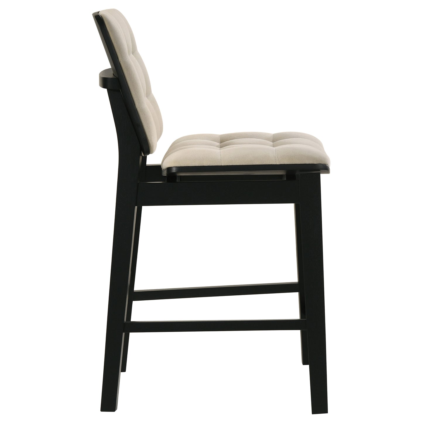 Decker 7-piece 70-inch Rectangular Counter Height Dining Set Cream and Black