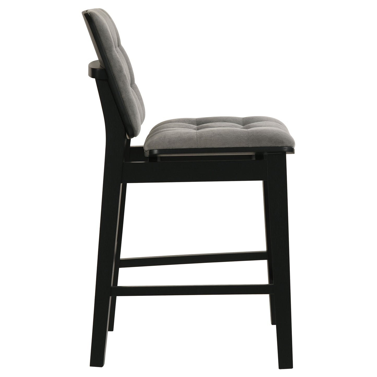 Decker 7-piece 70-inch Rectangular Counter Height Dining Set Grey and Black