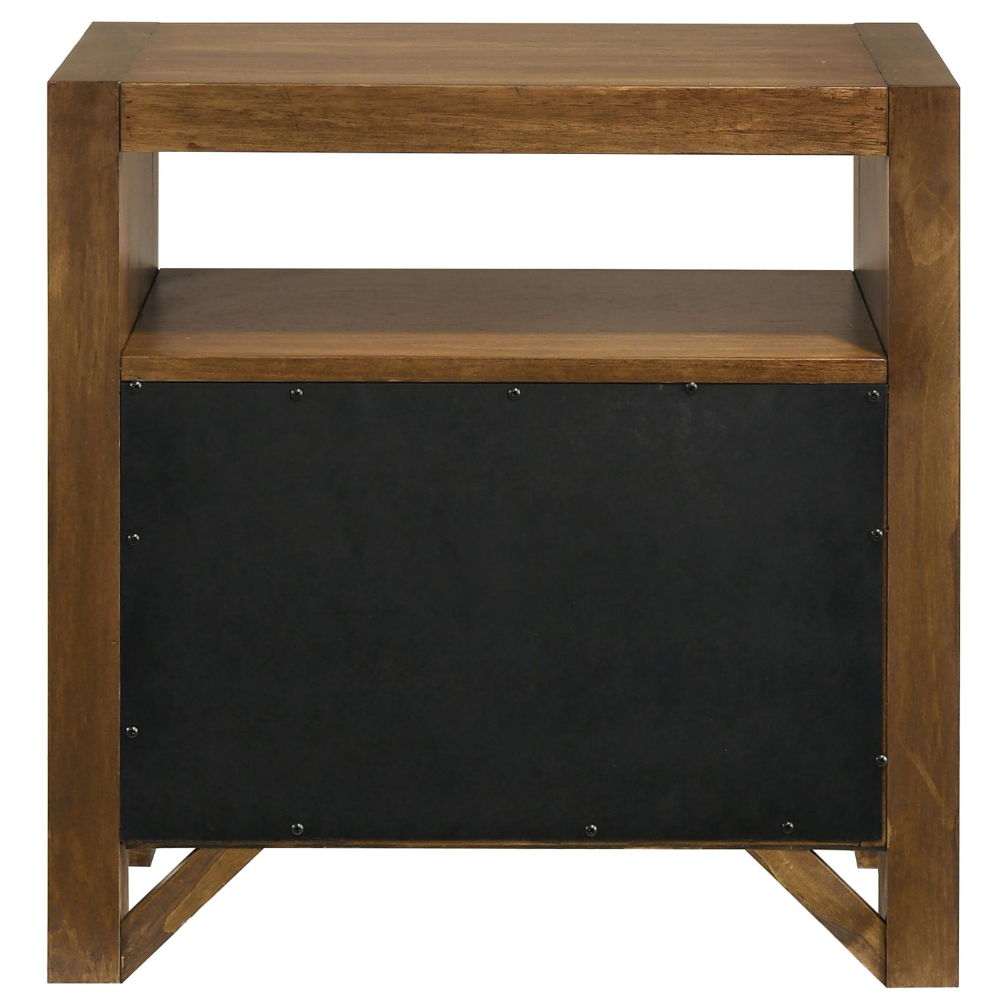 Adderley 2-drawer Nightstand Bedside Table Warm Brown