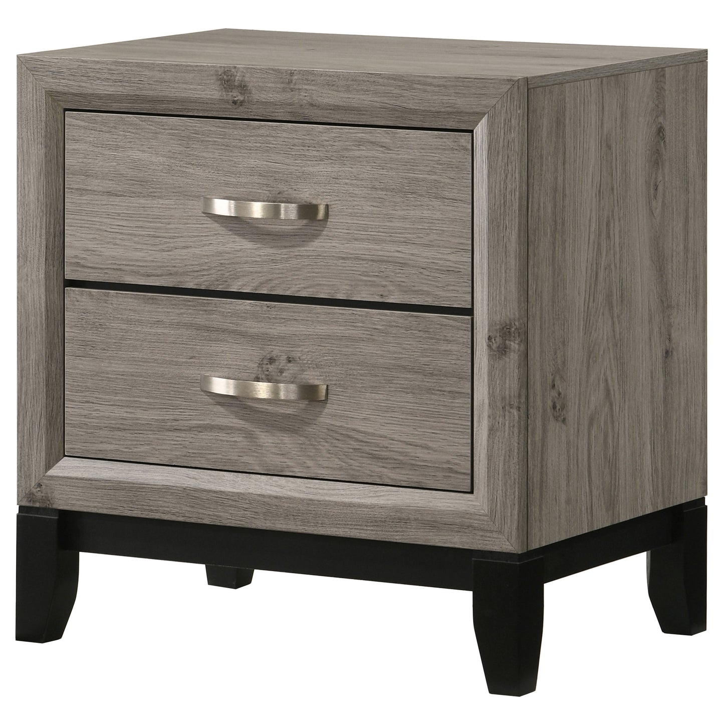 Watson 2-drawer Nightstand Bedside Table Light Taupe