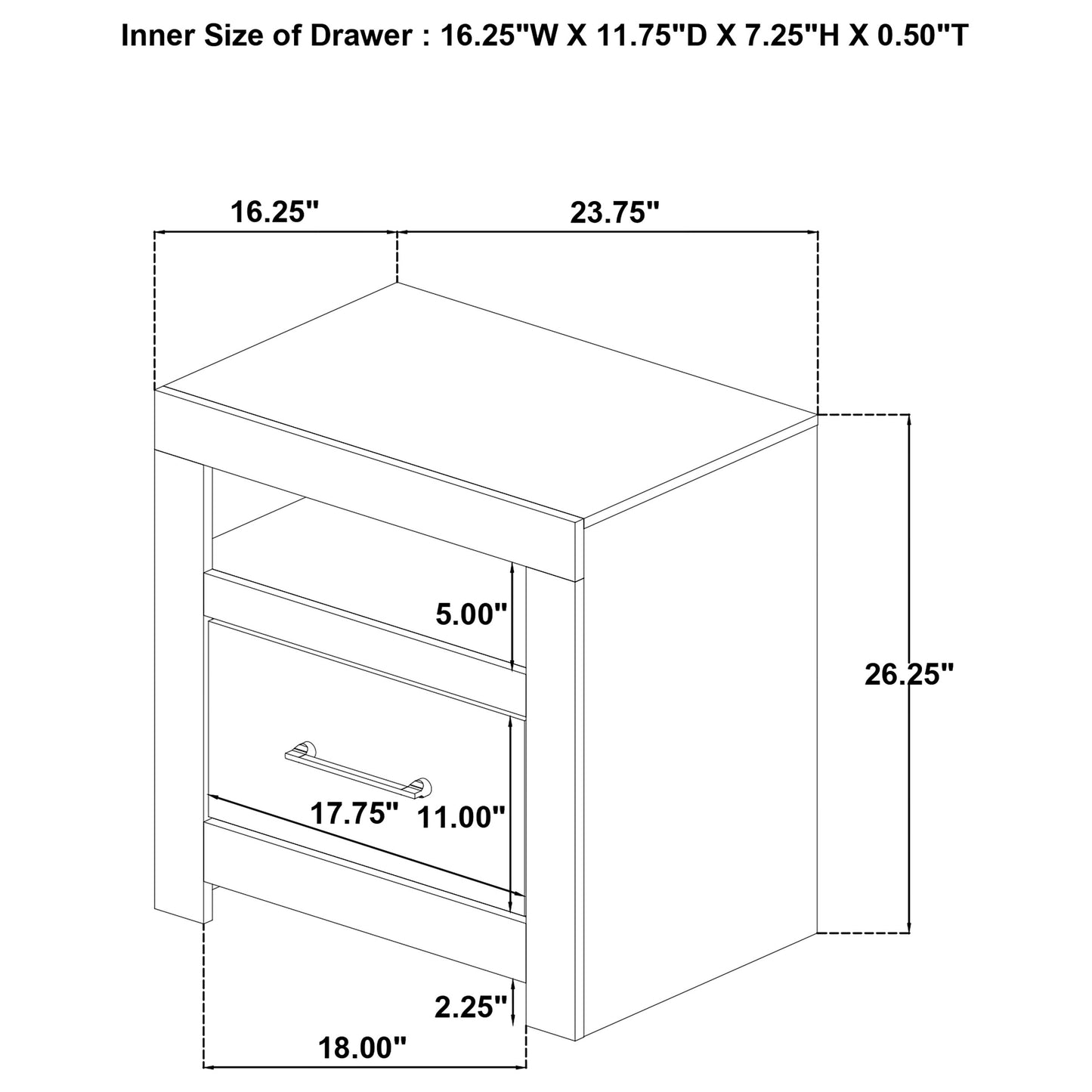 Hendricks 4-piece Queen Bedroom Set Light Oak