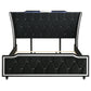 Lorient California King LED Upholstered Bed Black