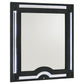 Ravenne Velvet Upholstered LED Dresser Mirror Black
