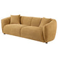 Aleisha Chenille Upholstered Sofa Mustard Yellow