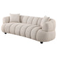 Whitney Contemporary Channel Tufted Woven Fabric Upholstered Sofa