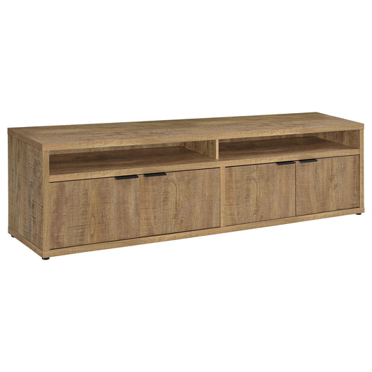 Tabby 79-inch 4-door Engineered Wood TV Stand Media Console Mango