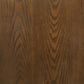 Franklin Round Wood Pedestal Side End Table Dark Brown