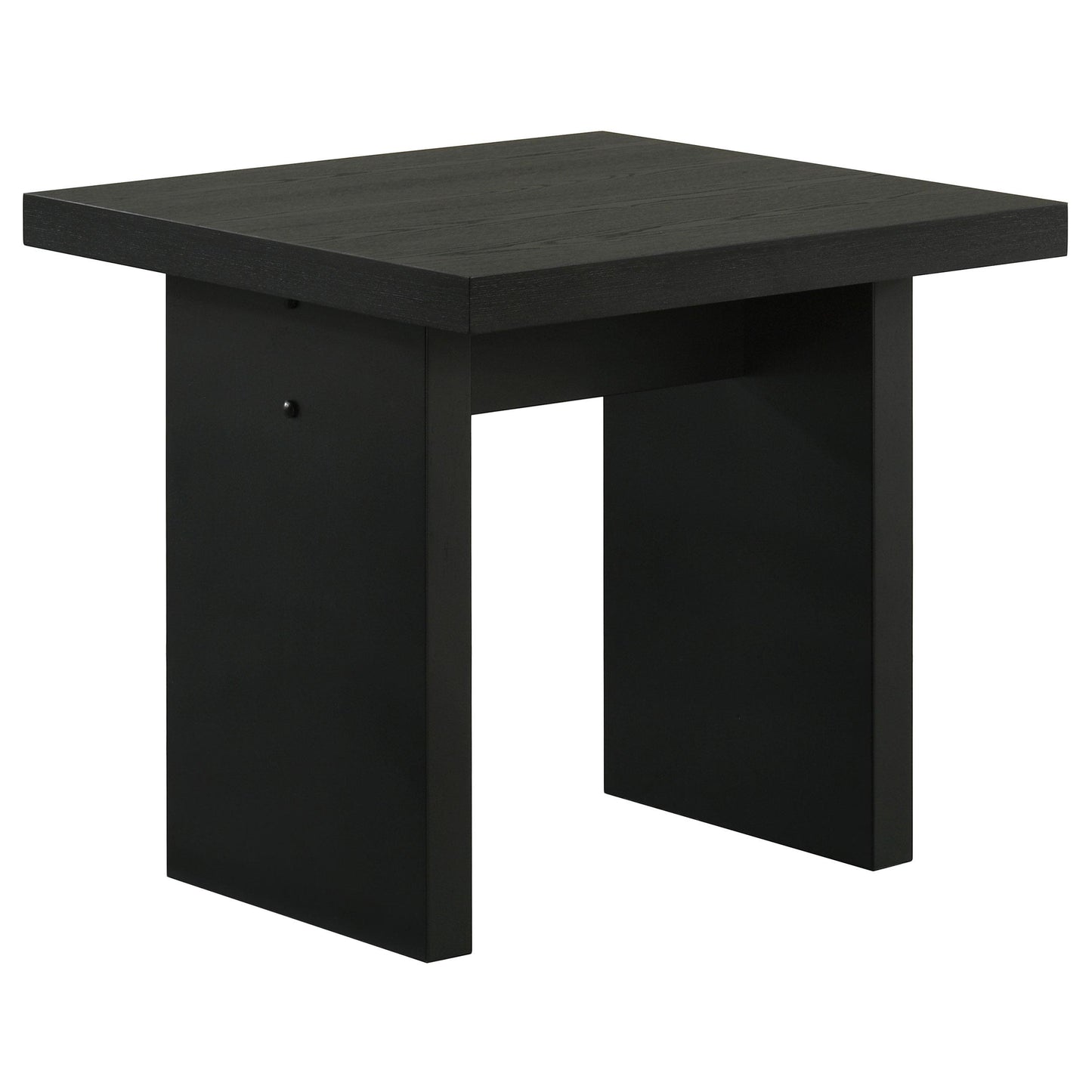 Decker Square Occasional Side End Table Black