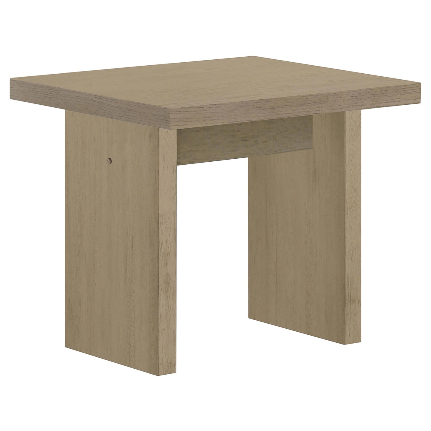 Decker Square Occasional Side End Table Natural Oak