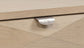 Marcelo Sofa Console Table with 2 Drawers and Shelf Light Elm