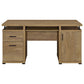 Tracy 55-inch 2-drawer Office Computer Desk Mango