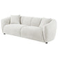 Aleisha Chenille Upholstered Sofa Ivory