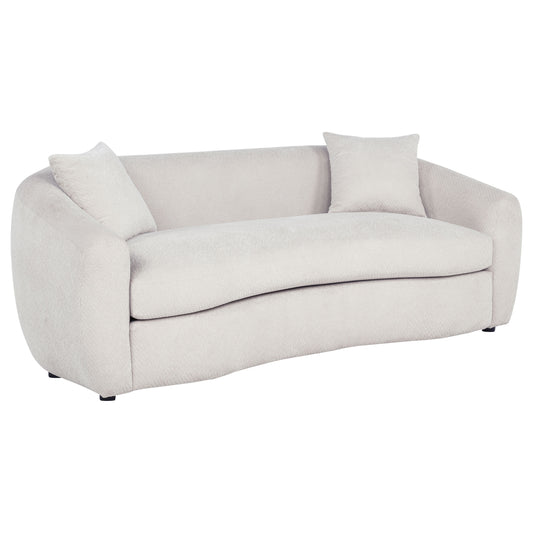 Isabella Fabric Upholstered Sofa Sand