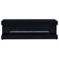 Mallory TV Stand Fireplace Console Bluetooth Speaker Black High Gloss