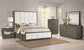 Durango 80-inch Eastern King Panel Bed Taupe Oak