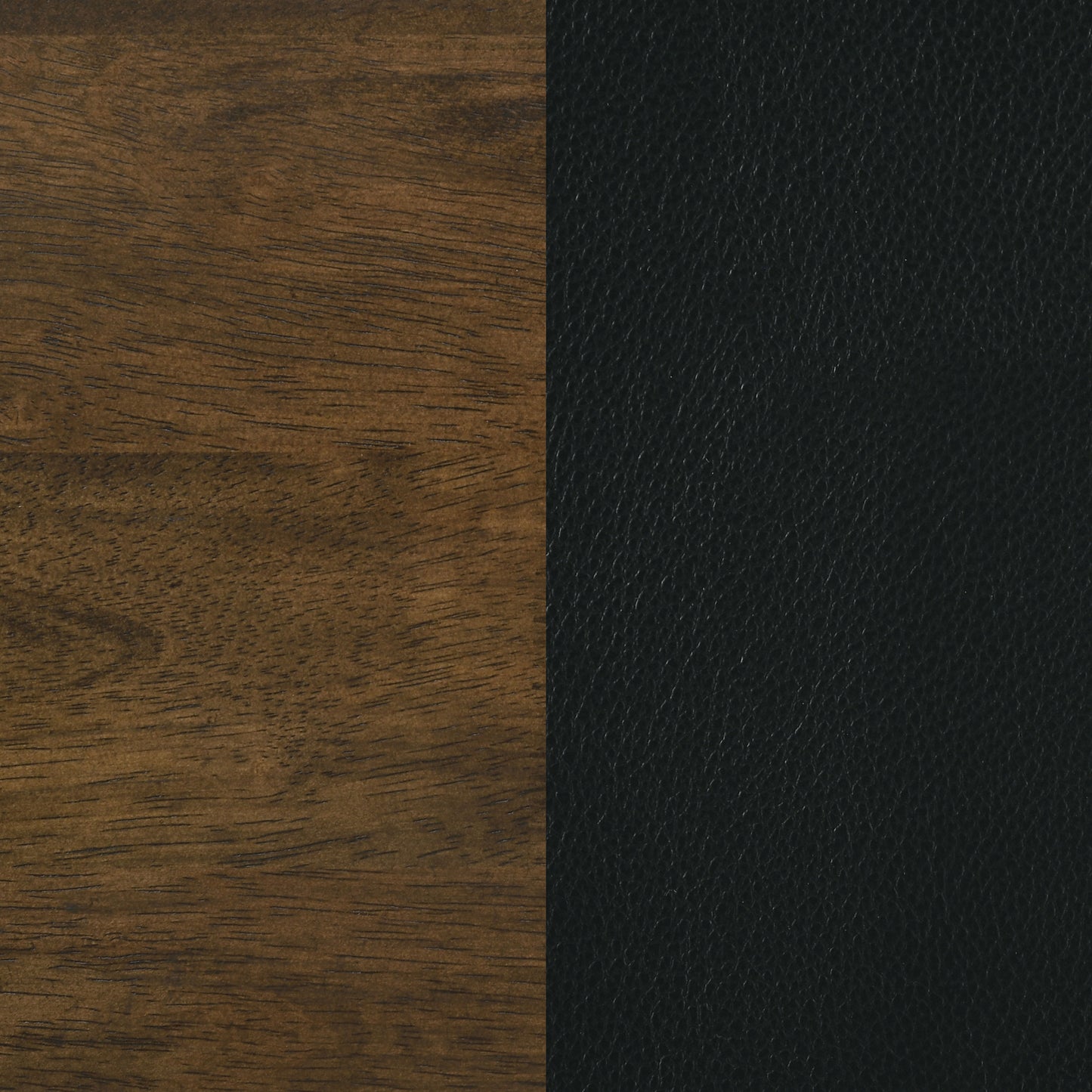 Kehoe Upholstered Counter Height Chair Black and Walnut (Set of 2)