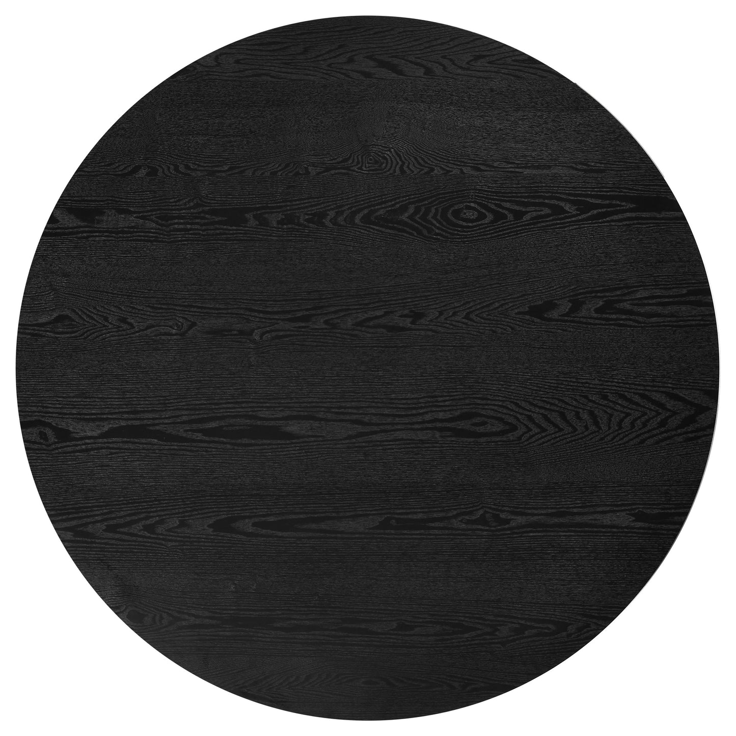 Hamlyn 5-piece Round Wood Dining Set Wheat and Black
