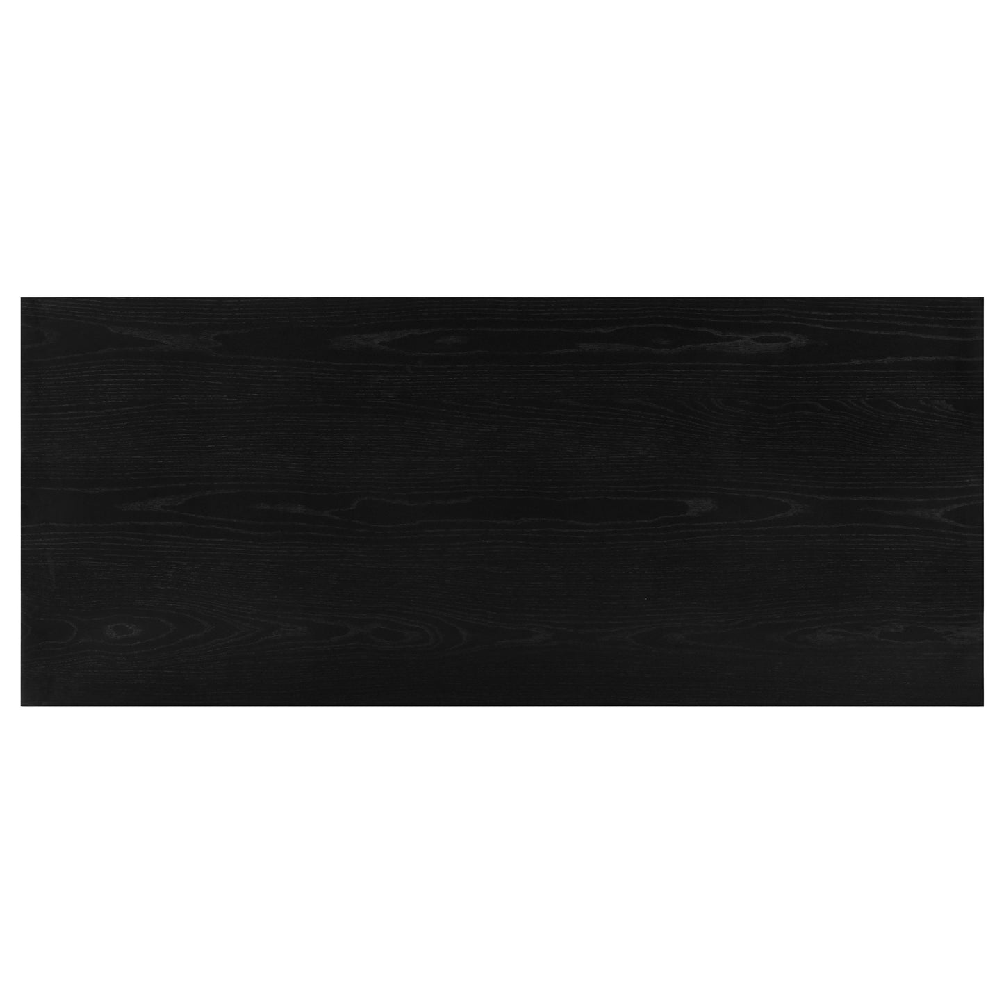 Decker 82-inch Rectangular Wood Dining Table Black